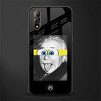albert einstein spongebob squarepants glass case for vivo s1 image