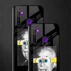 albert einstein spongebob squarepants glass case for realme narzo 10 image-2