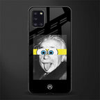 albert einstein spongebob squarepants glass case for samsung galaxy a31 image