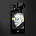 albert einstein spongebob squarepants glass case for samsung galaxy m31 image