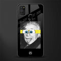 albert einstein spongebob squarepants glass case for samsung galaxy m21 image
