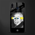 albert einstein spongebob squarepants glass case for samsung galaxy m10s image