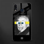 albert einstein spongebob squarepants glass case for samsung galaxy m10s image
