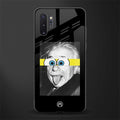 albert einstein spongebob squarepants glass case for samsung galaxy note 10 plus image