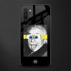 albert einstein spongebob squarepants glass case for samsung galaxy note 10 plus image