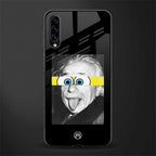 albert einstein spongebob squarepants glass case for samsung galaxy a70s image