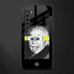albert einstein spongebob squarepants glass case for realme 6 image