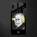 albert einstein spongebob squarepants glass case for redmi note 7s image