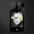 albert einstein spongebob squarepants glass case for samsung galaxy s9 plus image