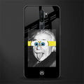 albert einstein spongebob squarepants glass case for oppo a9 2020 image
