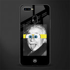 albert einstein spongebob squarepants glass case for oppo a7 image
