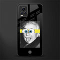 albert einstein spongebob squarepants back phone cover | glass case for vivo y73