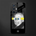 albert einstein spongebob squarepants glass case for vivo x70 pro plus image