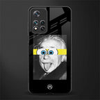 albert einstein spongebob squarepants glass case for xiaomi 11i 5g image
