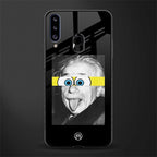albert einstein spongebob squarepants glass case for samsung galaxy a20s image