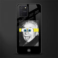 albert einstein spongebob squarepants glass case for samsung galaxy s10 lite image