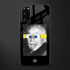 albert einstein spongebob squarepants glass case for samsung galaxy s20 image