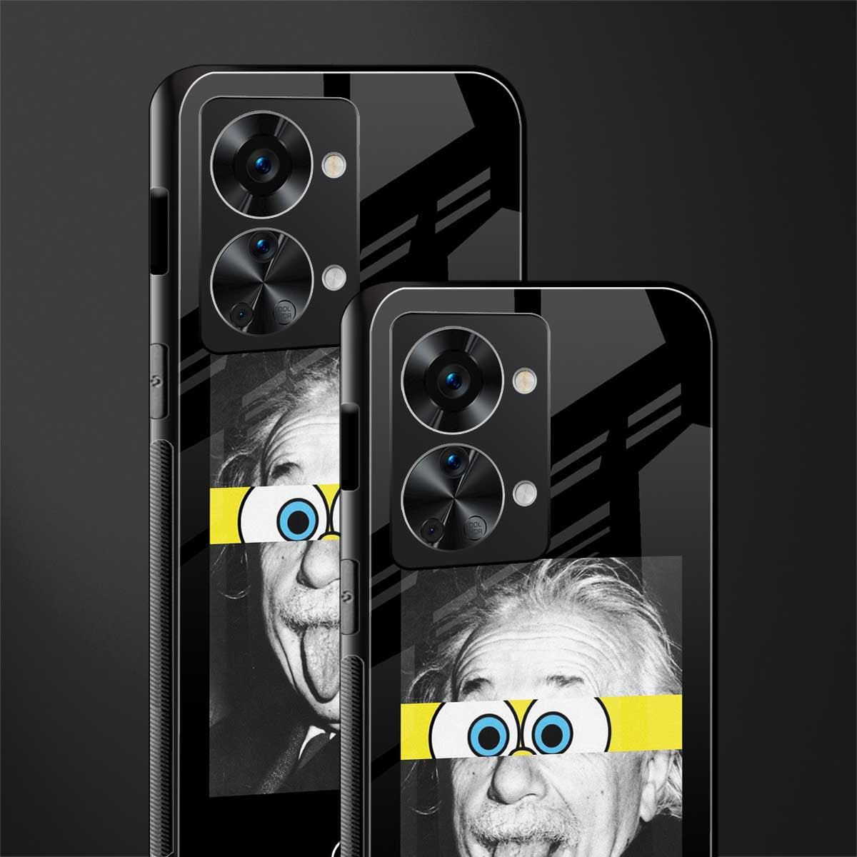 albert einstein spongebob squarepants glass case for phone case | glass case for oneplus nord 2t 5g