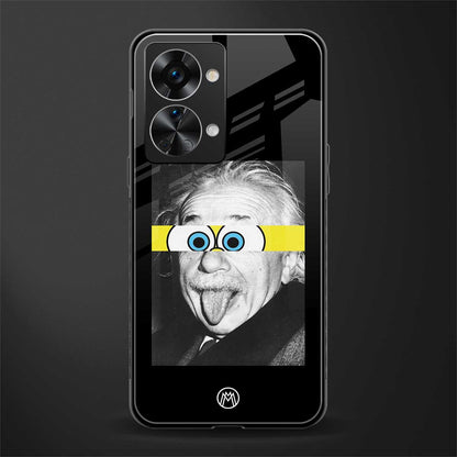 albert einstein spongebob squarepants glass case for phone case | glass case for oneplus nord 2t 5g