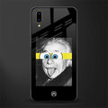 albert einstein spongebob squarepants glass case for vivo v11 pro image