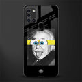 albert einstein spongebob squarepants glass case for samsung galaxy a21s image