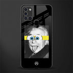 albert einstein spongebob squarepants glass case for samsung galaxy a21s image