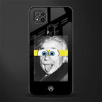 albert einstein spongebob squarepants glass case for redmi 9c image