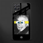 albert einstein spongebob squarepants glass case for samsung galaxy a42 5g image