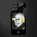 albert einstein spongebob squarepants glass case for samsung galaxy f62 image