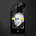 albert einstein spongebob squarepants glass case for redmi note 10 pro max