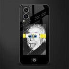 albert einstein spongebob squarepants glass case for vivo v21e 5g image