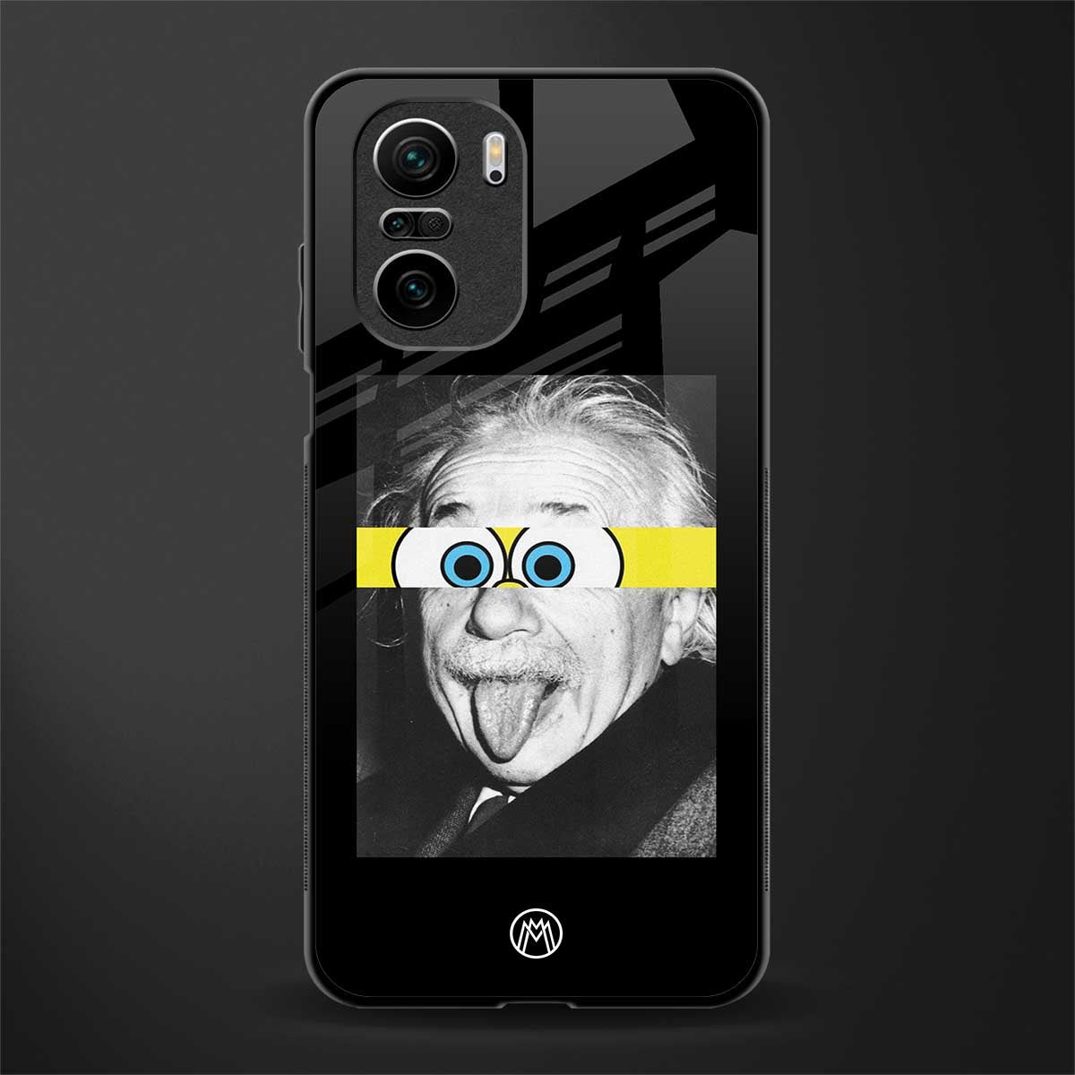 albert einstein spongebob squarepants glass case for mi 11x 5g image