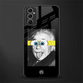 albert einstein spongebob squarepants glass case for samsung galaxy m52 5g image