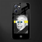 albert einstein spongebob squarepants glass case for realme c35 image