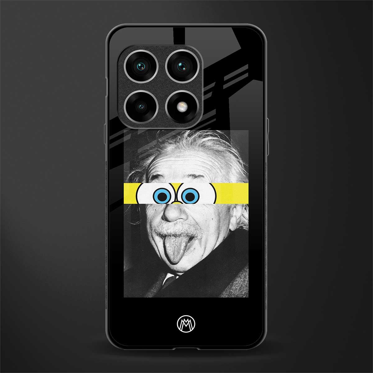 albert einstein spongebob squarepants glass case for oneplus 10 pro 5g image