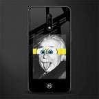 albert einstein spongebob squarepants glass case for oneplus 7 image