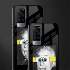 albert einstein spongebob squarepants glass case for vivo x60 image-2