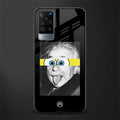 albert einstein spongebob squarepants glass case for vivo x60 image
