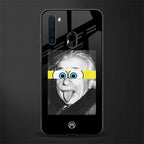 albert einstein spongebob squarepants glass case for samsung a21 image