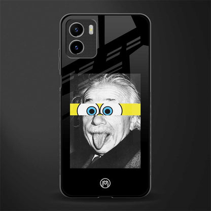 albert einstein spongebob squarepants back phone cover | glass case for vivo y72