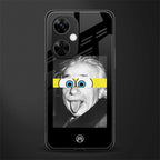 albert einstein spongebob squarepants back phone cover | glass case for oneplus nord ce 3 lite