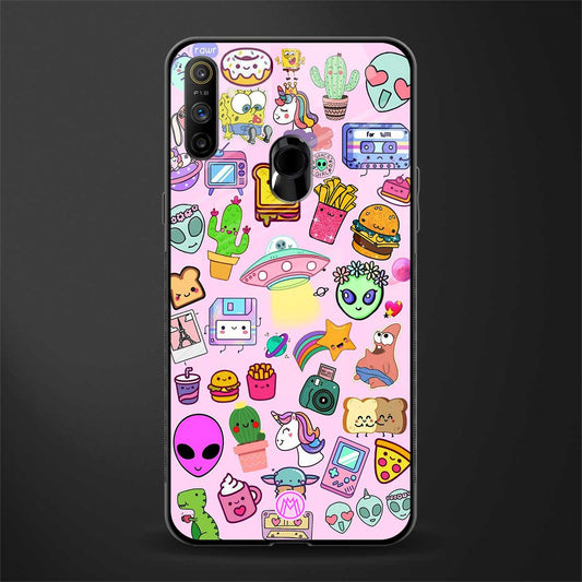 alien stickers studio glass case for realme narzo 20a image