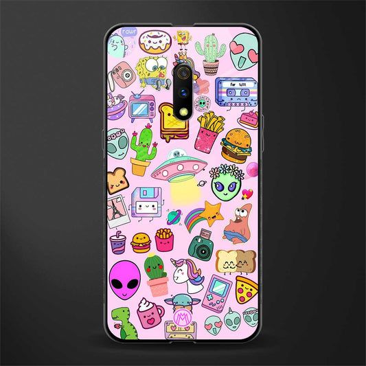 alien stickers studio glass case for oppo k3 image