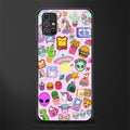 alien stickers studio glass case for samsung galaxy m31s image