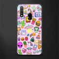 alien stickers studio glass case for vivo u20 image