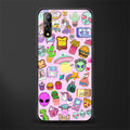 alien stickers studio glass case for vivo s1 image