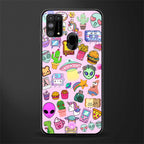 alien stickers studio glass case for samsung galaxy m31 prime edition image