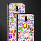alien stickers studio glass case for redmi 8a image-2
