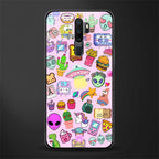 alien stickers studio glass case for oppo a9 2020 image