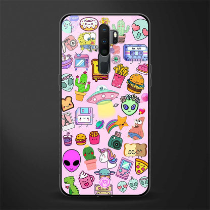 alien stickers studio glass case for oppo a9 2020 image